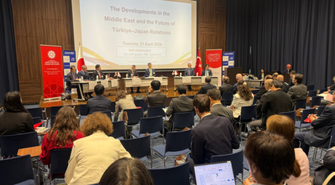 'Orta Doğu'daki Gelişmeler ve TürkiyeJaponya İlişkilerinin Geleceği' paneli düzenlendi