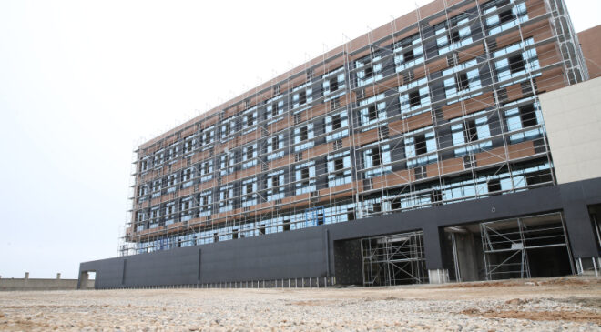 Siirtte "akıllı hastane inşaatında sona gelindi