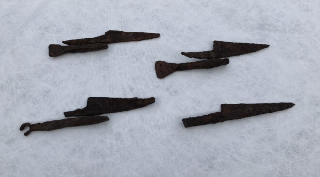 Hadrianopolis Antik Kenti'nde 1500 yıllık bıçaklar gün yüzüne çıkarıldı