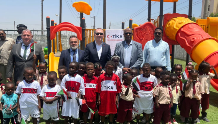 TİKA’nın Sudan’da kurduğu çocuk parkı açıldı