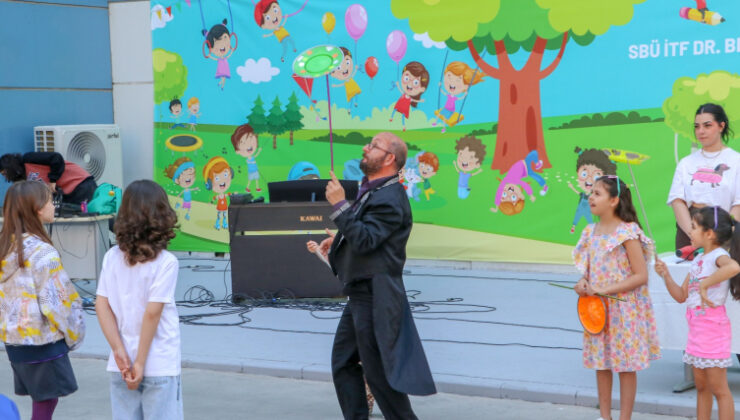 Hastanede tedavi gören çocuklara “23 Nisan” sürprizi