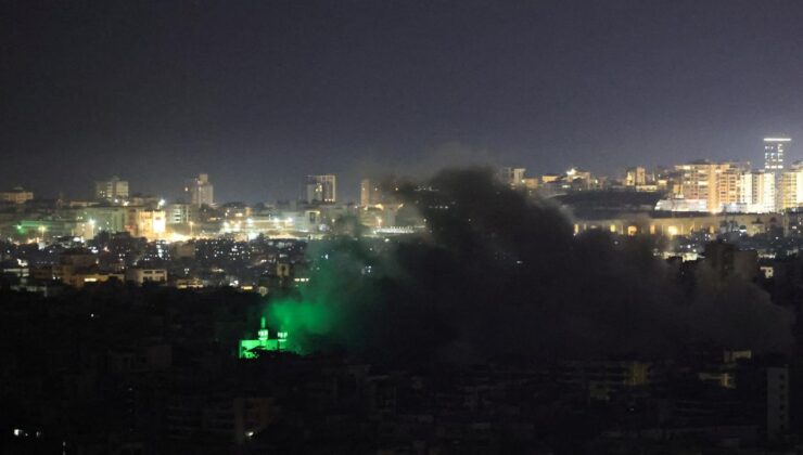 Soykırımcı İsrail ordusunun Lübnan’ın başkenti Beyrut’a yönelik saldırıları sürüyor