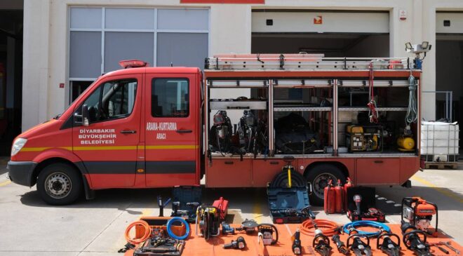 Diyarbakır İtfaiyesi 818 kazaya müdahale etti