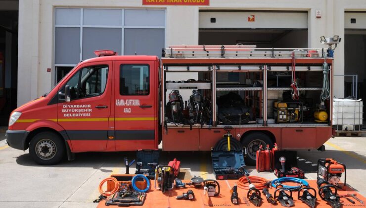 Diyarbakır İtfaiyesi 818 kazaya müdahale etti