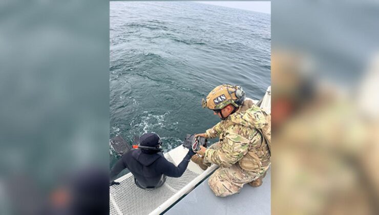 İğneada açıklarında tespit edilen mayın imha edildi