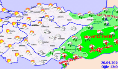 Yeni haftada serin ve yağışlı hava görülecek