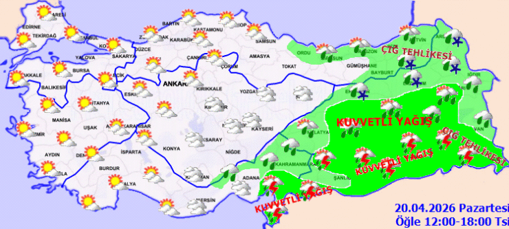 Yeni haftada serin ve yağışlı hava görülecek