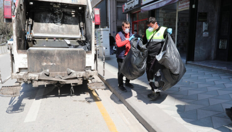 Çöp ev için ekipler seferber oldu
