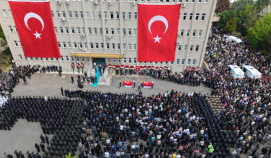 Tekirdağ'da şehitlerimizin cenaze namazı kılındı