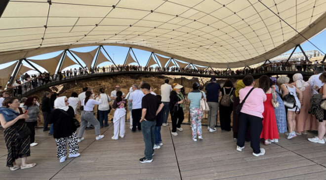 Göbeklitepe'de bayram tatili yoğunluğu yaşanıyor