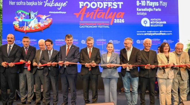 Antalya gastronomi festivali kapılarını açtı