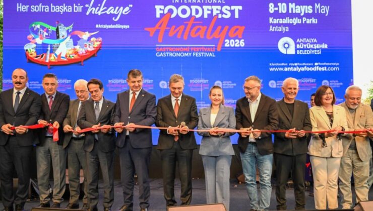 Antalya gastronomi festivali kapılarını açtı