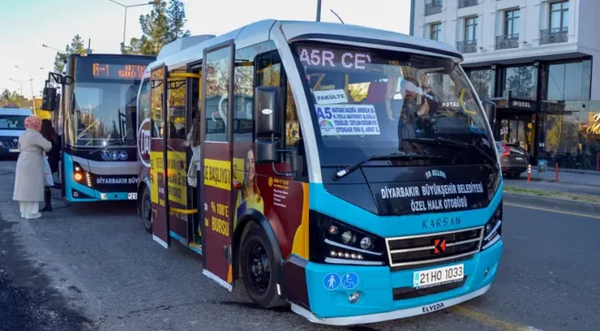 Diyarbakır’daki halk otobüslerinde ödeme yöntemi değişti