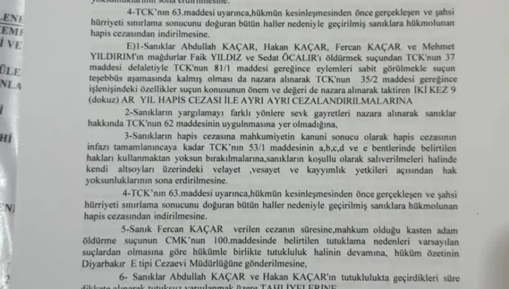 Diyarbakır’da 16 yıllık mücadele: 54 yıllık cezadan beraate