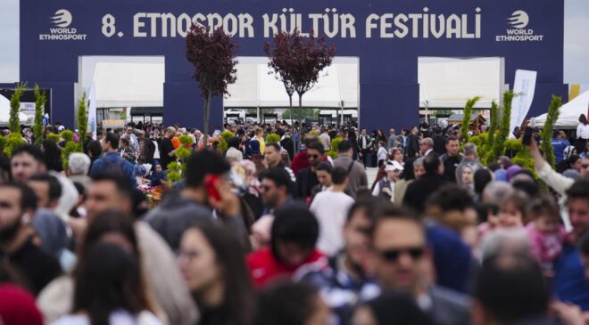 8. Etnospor Kültür Festivali'ne üçüncü gününde yoğun ilgi