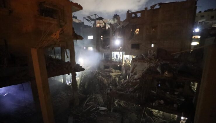 Ateşkese rağmen Gazze’yi vuran katil İsrail Filistinlileri bir kez daha evsiz bıraktı