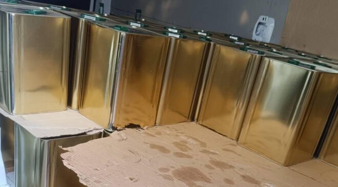 Aydın’da tağşiş zeytinyağı ticareti yapan şüpheliye 1,8 milyon lira ceza