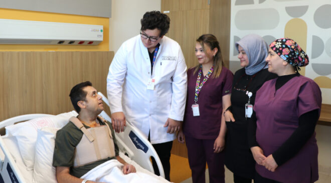Gaziantepte aort yırtığı olan hastaya 90 santimetrelik yapay damar takıldı