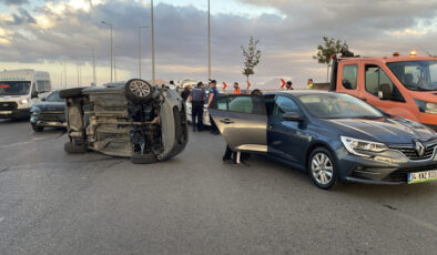Kayseri’de zincirleme trafik kazası: 4 yaralı
