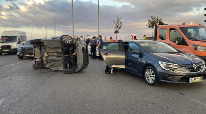Kayseri’de zincirleme trafik kazası: 4 yaralı
