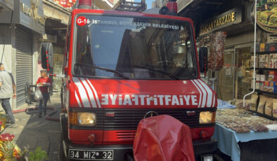 İstanbul’da tekstil atölyesinde yangın