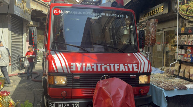 İstanbul’da tekstil atölyesinde yangın