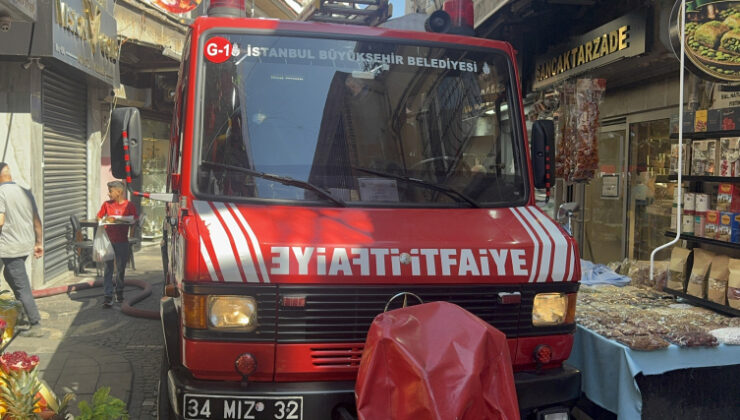 İstanbul’da tekstil atölyesinde yangın