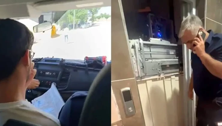 Asansörde mahsur kaldı, itfaiye sınava yetiştirdi