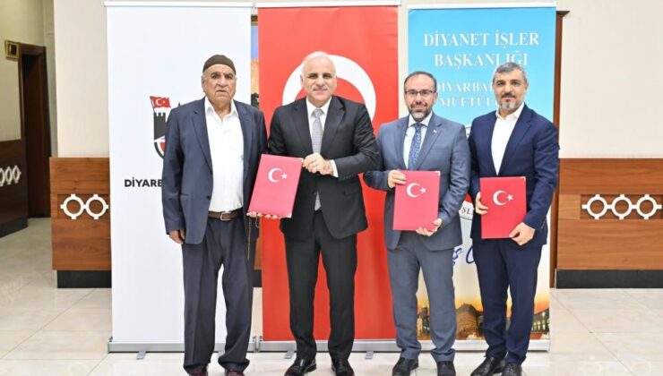 Diyarbakır’da iki yeni cami ve külliye için imzalar atıldı