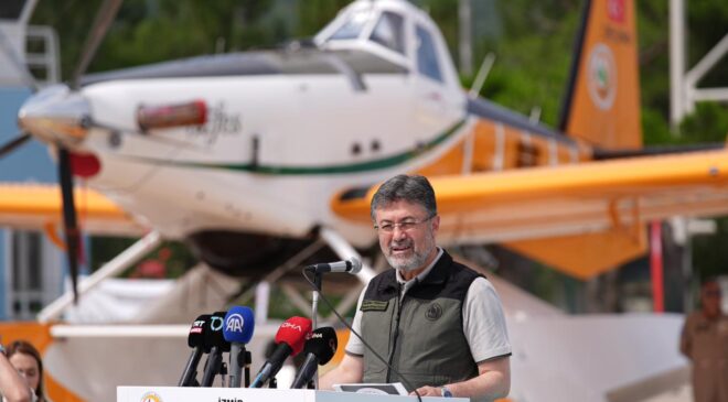 Bakan Yumaklı: 161 hava aracıyla yeşil vatanımıza havadan kalkan oluyoruz