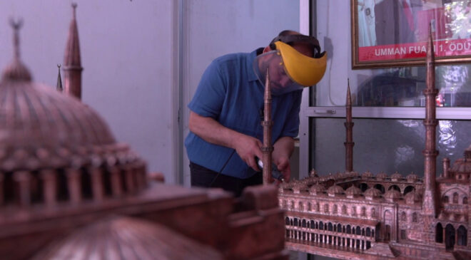 Klima ustasından sanat eseri maketler