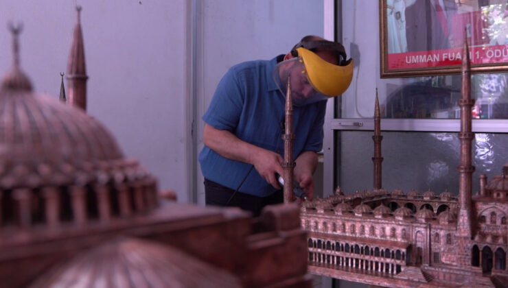 Klima ustasından sanat eseri maketler