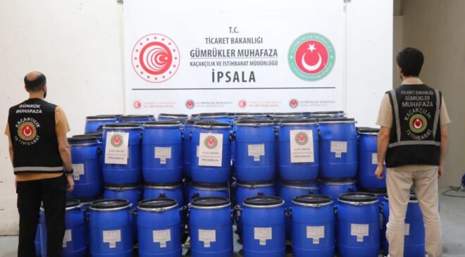 İpsala'da 4,3 ton uyuşturucu ele geçirildi