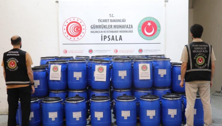 İpsala'da 4,3 ton uyuşturucu ele geçirildi