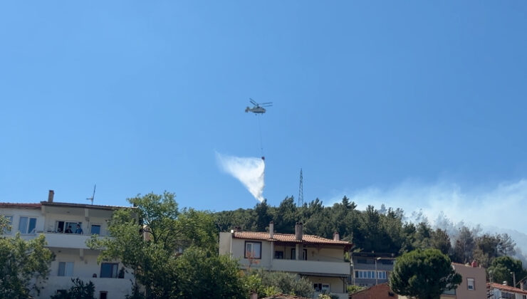 Balıkesir’de orman yangını