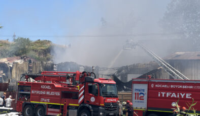 Kocaeli'de fabrika yangını: 1 ölü, 2 yaralı