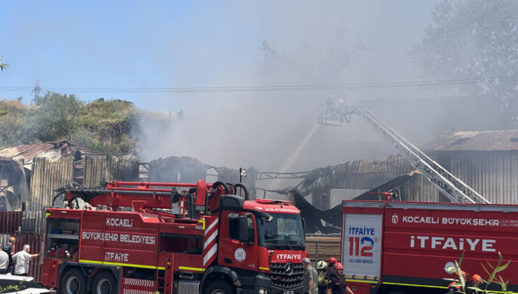 Kocaeli'de fabrika yangını: 1 ölü, 2 yaralı