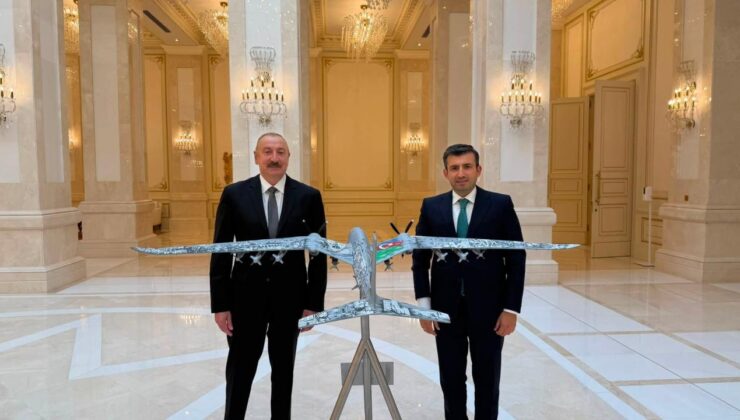 Aliyev, Baykar Yönetim Kurulu Başkanı Bayraktar’ı kabul etti