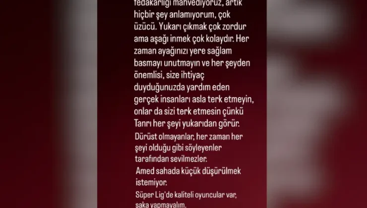Diagne’den açıklama: Tanrı her şeyi yukarıdan görür