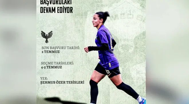 Amedspor için kadın futbolculara son çağrı: Bugün son