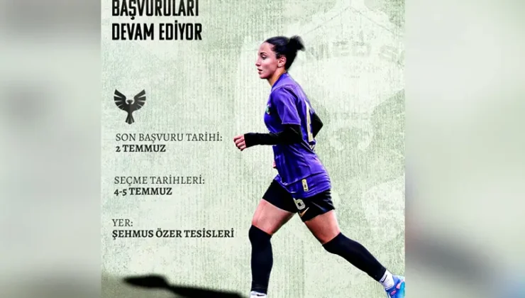 Amedspor için kadın futbolculara son çağrı: Bugün son