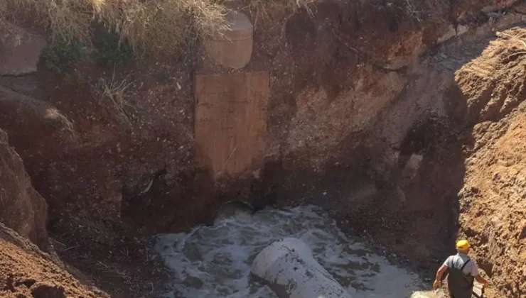Diyarbakır’da kolektör hattı çöktü: DİSKİ harekete geçti
