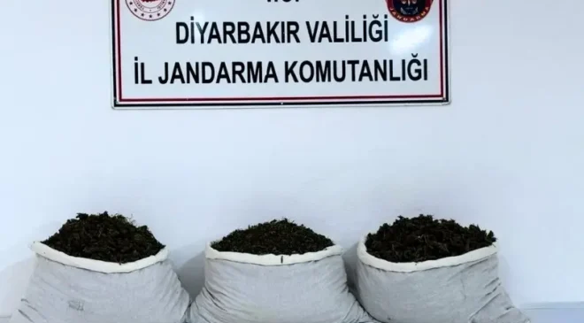 Diyarbakır’da 107 kilogram esrar ele geçirildi