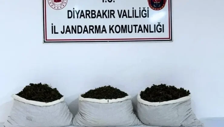 Diyarbakır’da 107 kilogram esrar ele geçirildi