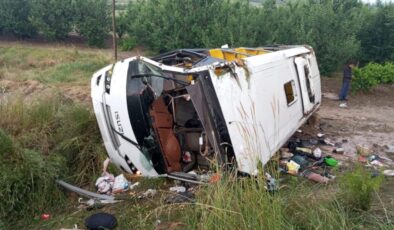 Isparta’da tur otobüsü devrildi: Ölü ve yaralılar var