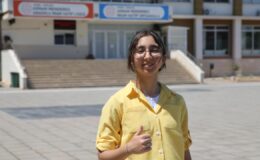 LGS'de 500 tam puan alan Sarıdayı, savcı olmayı hedefliyor