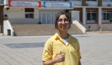 LGS'de 500 tam puan alan Sarıdayı, savcı olmayı hedefliyor