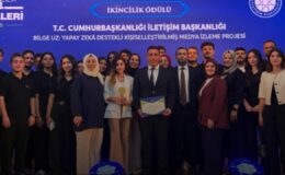"Bilge Uz: Yapay Zeka Destekli Kişiselleştirilmiş Medya İzleme" projesine ödül