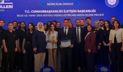 "Bilge Uz: Yapay Zeka Destekli Kişiselleştirilmiş Medya İzleme" projesine ödül