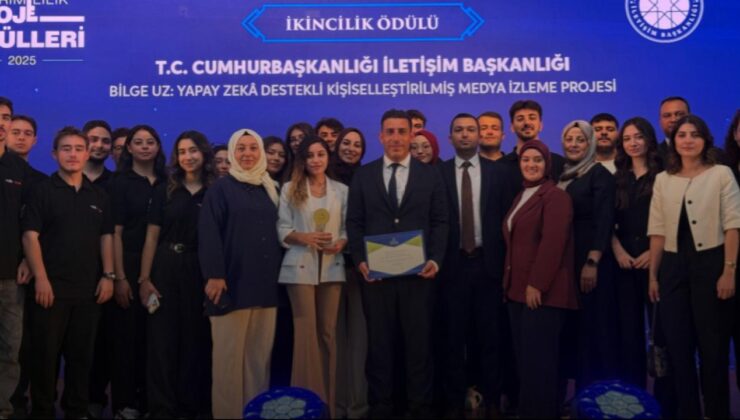 "Bilge Uz: Yapay Zeka Destekli Kişiselleştirilmiş Medya İzleme" projesine ödül